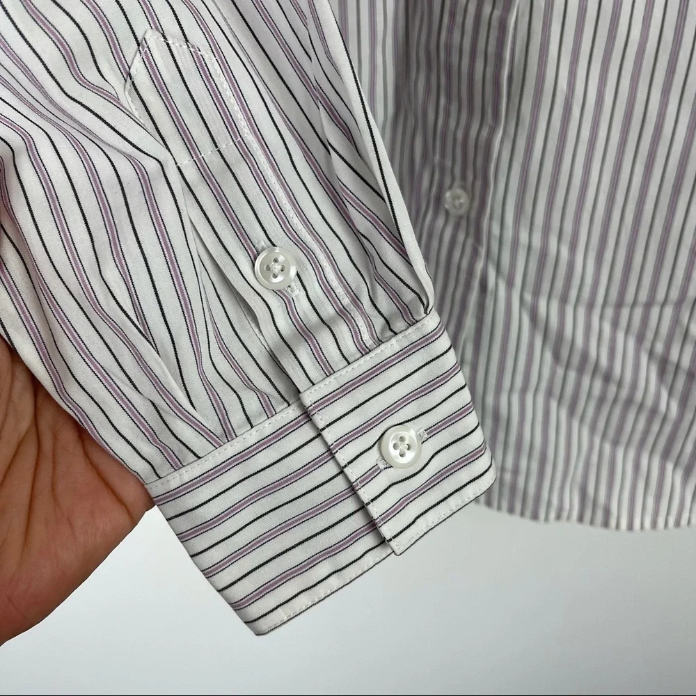 Pendleton Striped Button Down Shirt Sz 12 Tall - image 5